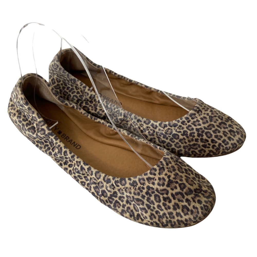 Lucky Brand Emmie  Cheetah Print Folding Flats